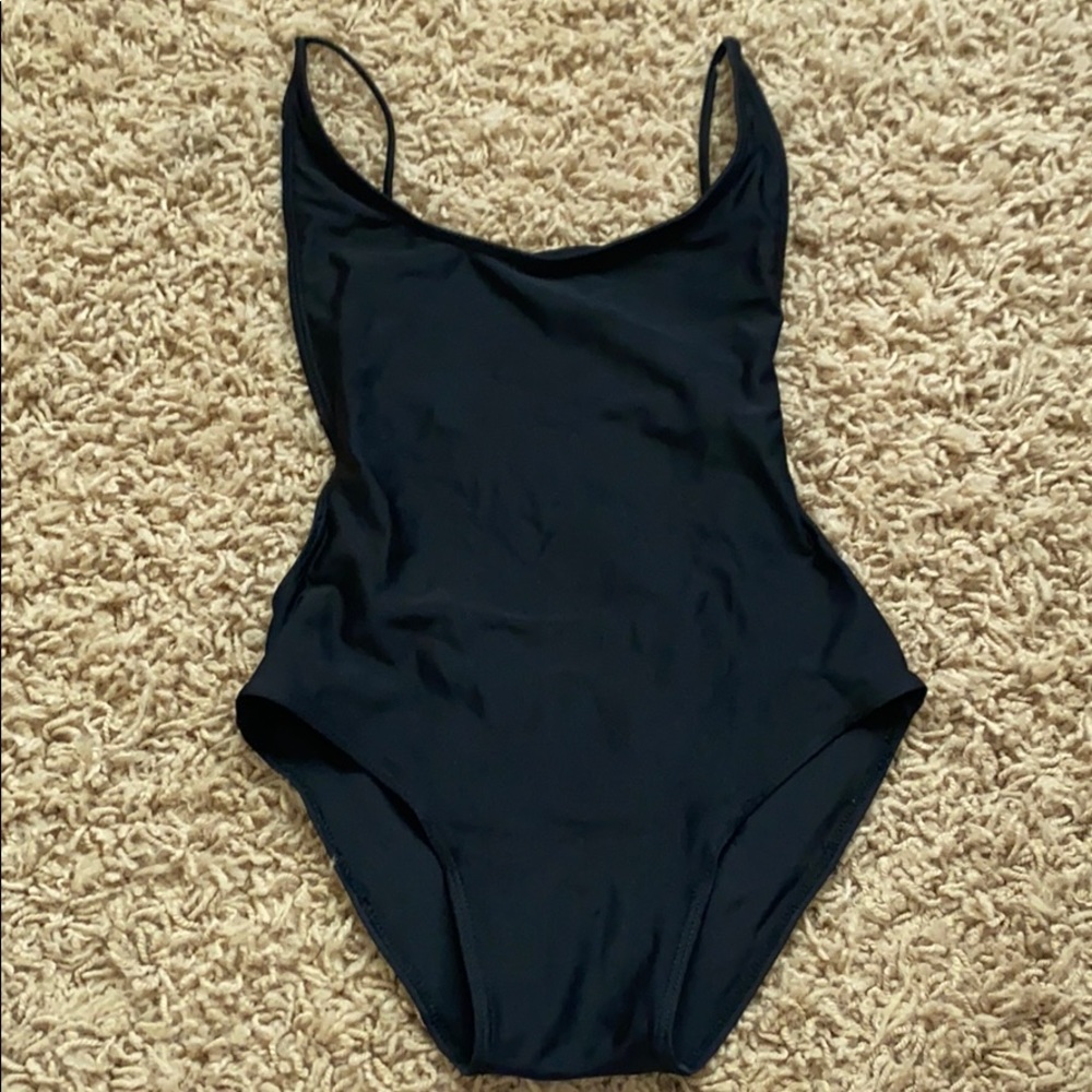 Black one piece